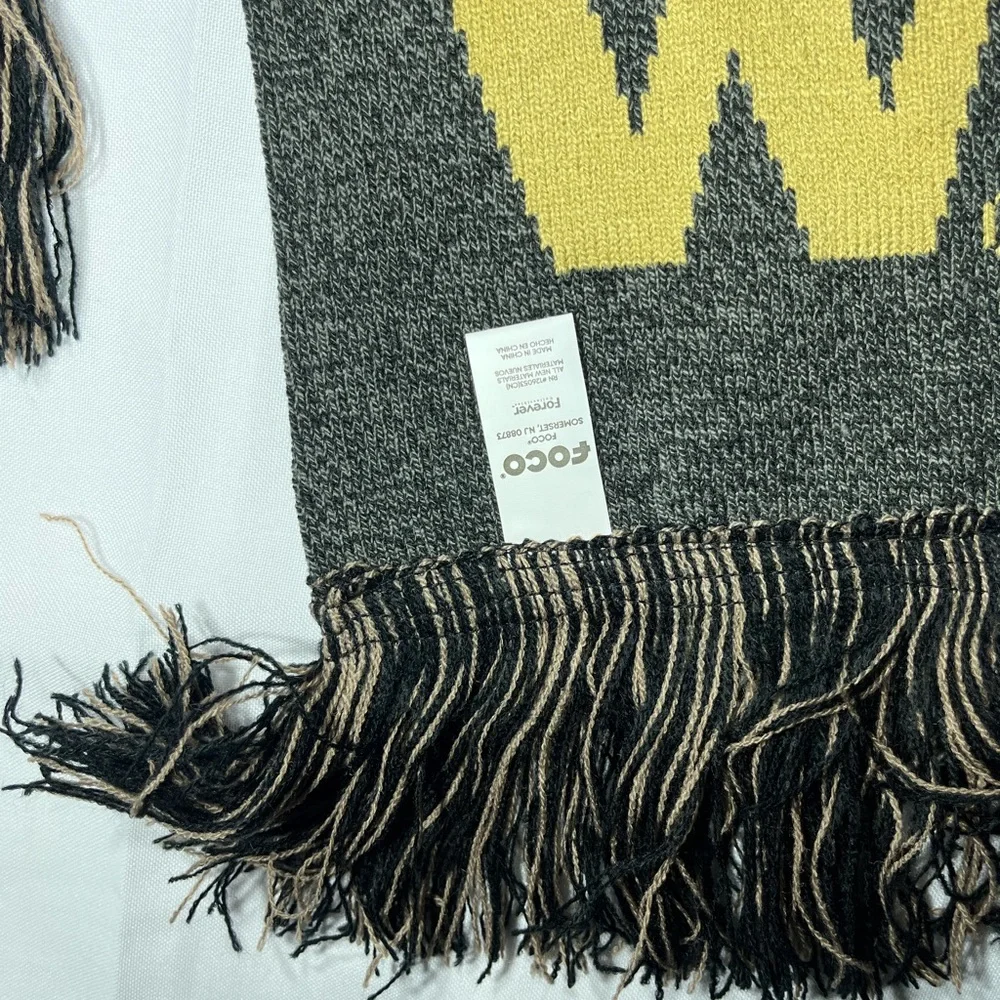 Unisex scarf FOCO Color GREY‎ /Tan